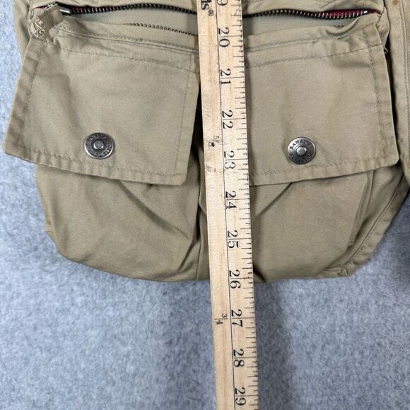 Vtg Banana Republic Mens Small Safari Hunting Fishing Utility Vest Tan Gorpcore - Picture 6 of 8